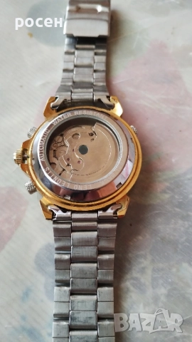 автоматичен часовник хронограф leno Leontis, снимка 4 - Мъжки - 52508927