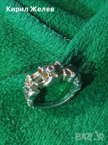 НЕВЕРОЯТНО КРАСИВ СРЕБЪРЕН АРТ ПРЪСТЕН СРЕБРО 925 ХУДОЖЕСТВЕНА РЪЧНА МАЙСТОРСКА ИЗРАБОТКА 49314, снимка 12 - Пръстени - 50136221