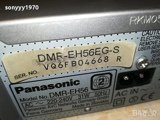 PANASONIC DMR-EH56EG-S HDD/DVD RECORDER 1208221844, снимка 16 - Плейъри, домашно кино, прожектори - 37675662