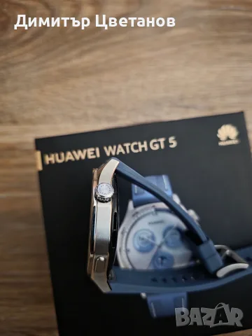 Huawei Watch 5 Blue/46mm, снимка 4 - Смарт часовници - 56347814