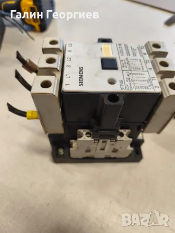 Контактор Siemens 3TF46 22kW, снимка 3 - Резервни части за машини - 56512399