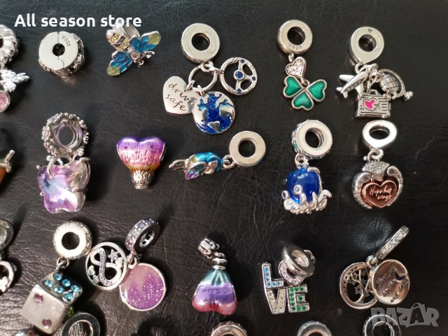 НОВИ! Сребърни талисмани за гривна Пандора! , снимка 5 - Гривни - 42900359
