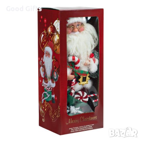 Пеещ и танцуващ Дядо Коледа, снимка 2 - Музикални играчки - 42780072