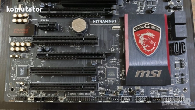 дънна платка MSI H97 Gaming 3,socket 1150+CoolerMaster, снимка 4 - Дънни платки - 52968660