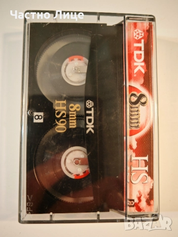 Видеокасета TDK 8mm HS 90 PAL/SECAM за Видеокамера