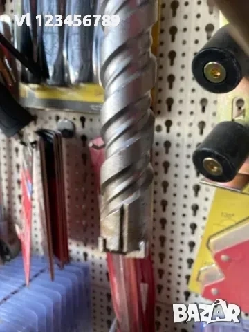 Удължено твърдосплавно свредло за тухли и бетон , SDS MAX Ø 40 x 550, снимка 2 - Други инструменти - 54010469