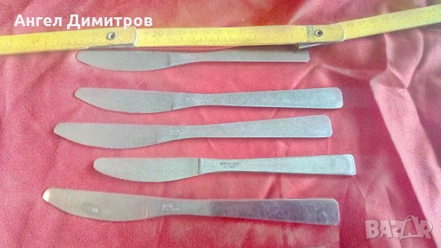 Десет соц метални ножа Терна Велико Търново, снимка 7 - Колекции - 34093346