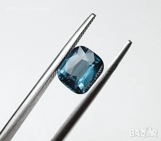 Рядък естествен син шпинел от Танзания - 1.28 карата! Сертифициран!, снимка 4 - Други - 54072376