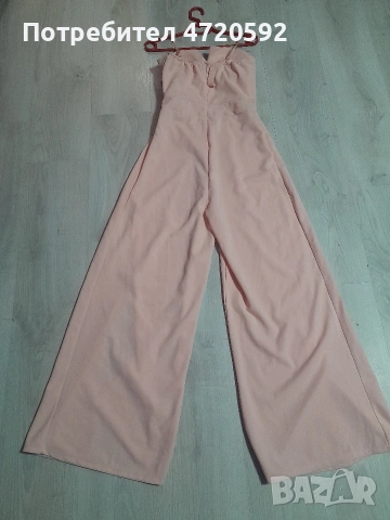 Розов дамски гащеризон размер M, снимка 2 - Рокли - 53240957