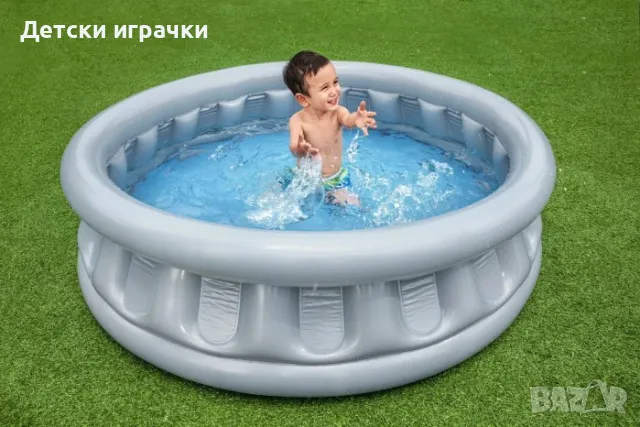 Надуваем басейн Bestway Spece Ship Pool,152 х 43 см, за деца, снимка 8 - Басейни и аксесоари - 49925906