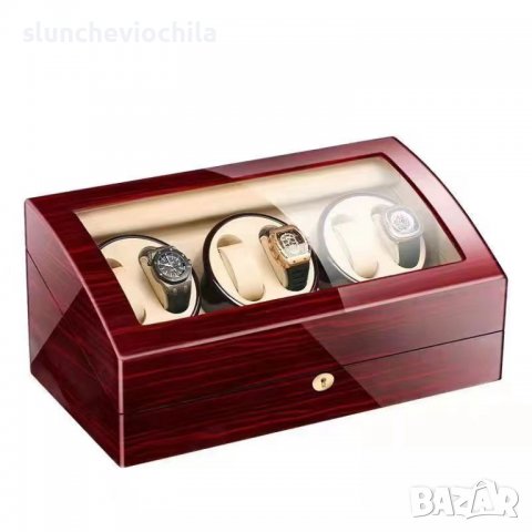 Кутия за навиване на часовници навиваща витрина watch winder, снимка 6 - Мъжки - 26938756