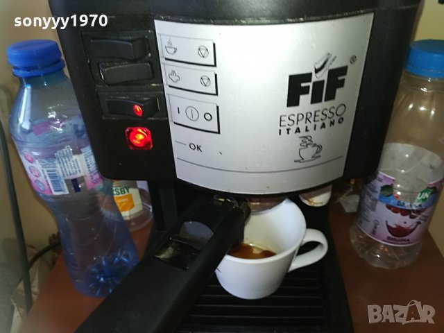 fif espresso italiano-кафемашина-нов внос швеицария, снимка 4 - Кафемашини - 29756749