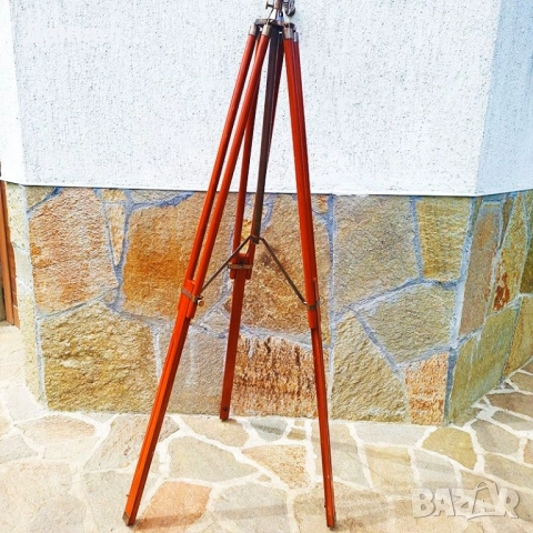 Телескоп, далекоглед от бронз на тринога с античен дизайн, снимка 6 - Други ценни предмети - 51548518