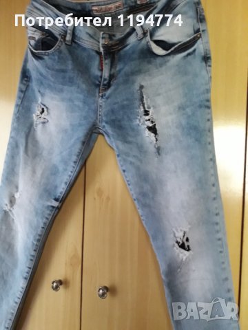 Дънки бойфренд, снимка 6 - Дънки - 36623341