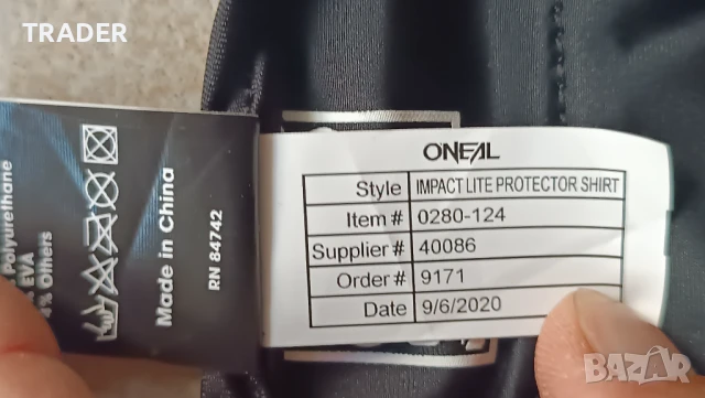 O'neal impact life protector shirt протекторна блуза, снимка 4 - Спортна екипировка - 43586898