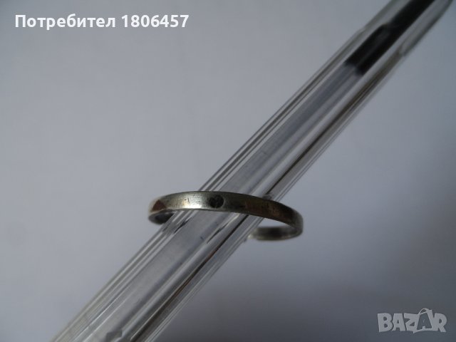 сребърен пръстен Д, снимка 4 - Пръстени - 42046671