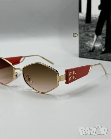 очила с калъф prada miu miu , снимка 13 - Слънчеви и диоптрични очила - 50571493