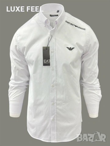 Мъжки Ризи ⚜️ Lacoste Burberry Tommy Hilfiger Calvin Klein , снимка 10 - Ризи - 53078206