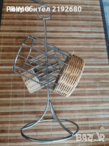 Метална стойка за две бутилки, снимка 4 - Аксесоари за кухня - 39669797