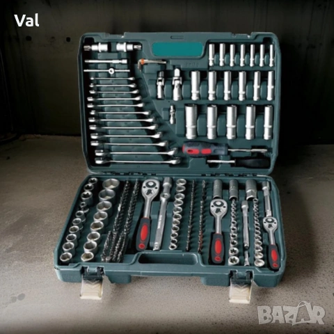 Гедоре Stark's от 216 части - пълен комплект инструменти за домашна и професионална употреба, снимка 3 - Куфари с инструменти - 53976658