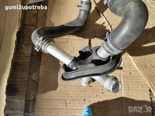 Двойни Тръби Маркучи Охлаждане Porsche Cayenne 3.0D 92A/2012г, снимка 7 - Части - 48313449