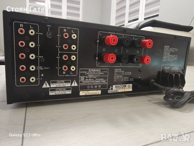 PIONEER A-77X, снимка 6 - Ресийвъри, усилватели, смесителни пултове - 52681688