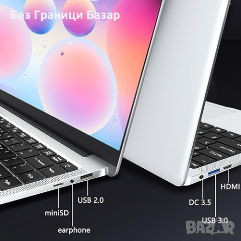 Нов Лаптоп KUU 14.1" Full HD, Intel Celeron, 8GB RAM, 256GB SSD, Windows 11 Pro, снимка 5 - Лаптопи за дома - 44526576