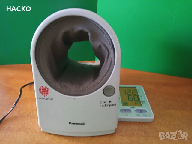 Дигитален Апарат Panasonic EW3152 Diagnostek за Измерване на Кръвно Налягане над Лакътя