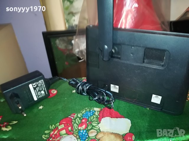 мтел рутер с антена и адаптер 2807221122, снимка 5 - Рутери - 37521966