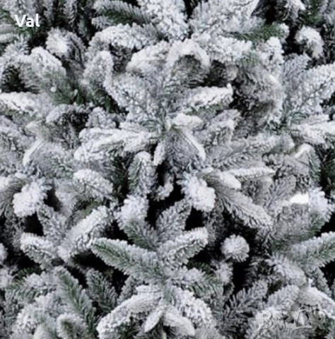 Изкуствена елха Kring Melbourne , цялата заснежена с метална стойка, снимка 6 - Декорация за дома - 52516572