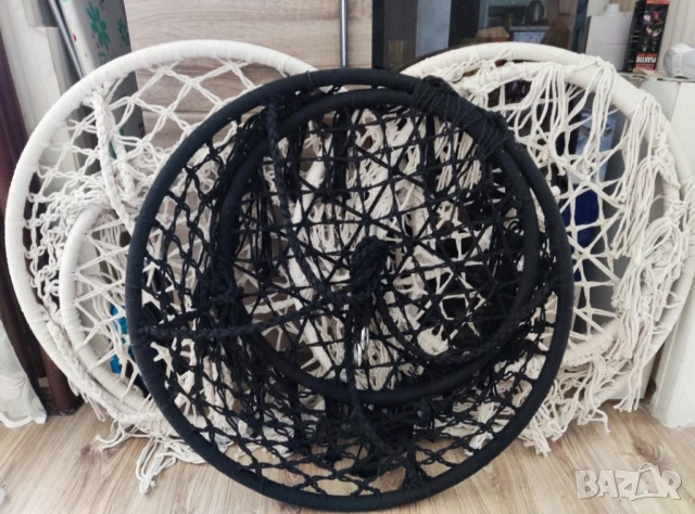 Хамак висящ фотьойл щъркелово гнездо люлка малка или голяма, снимка 1