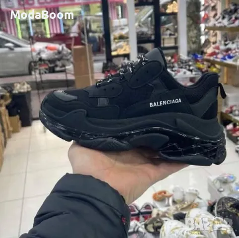 Balenciaga черни мъжки маратонки 