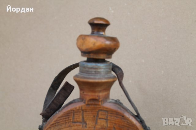 Дървена бъклица Ст. Караджа , снимка 6 - Антикварни и старинни предмети - 37856076