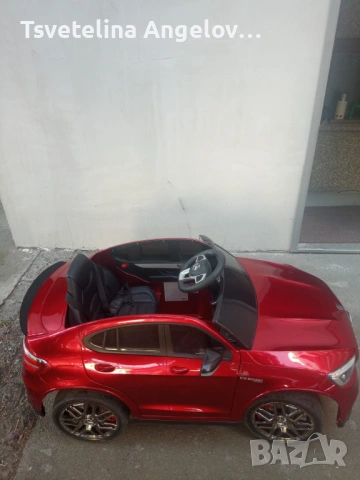 Продавам детска електрическа кола тип SUV – стилен модел с визия на Mercedes AMG, в отличен вид., снимка 4 - Детски велосипеди, триколки и коли - 53905134