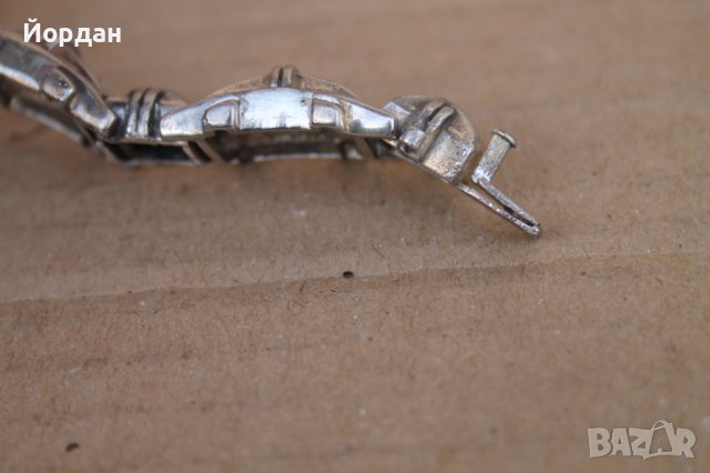 Сребърна гривна , снимка 13 - Гривни - 44479949