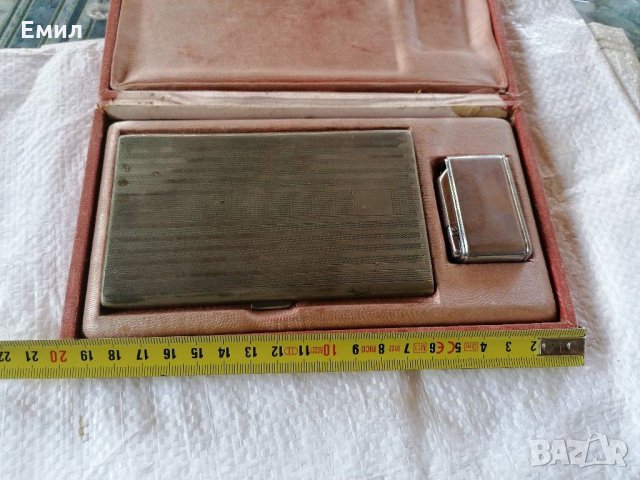 Колекционерска посребрена табакера PV. Alpakka, снимка 5 - Колекции - 30062666