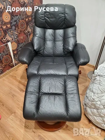 Кожен фотьойл с релакс механизъм