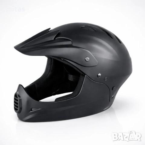 Модулна кросова каска VENTURA, Full face, DOT Сертификат, Регулируема, Размер: M/L, снимка 3 - Аксесоари за велосипеди - 46191653