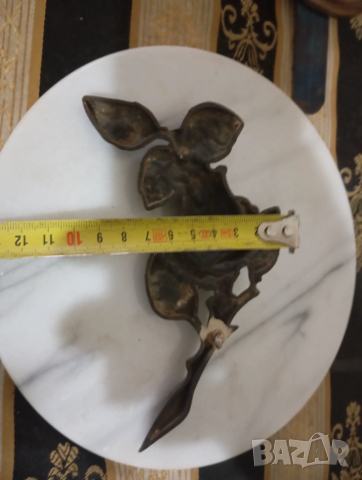 Стара апликация роза, снимка 3 - Антикварни и старинни предмети - 36246009