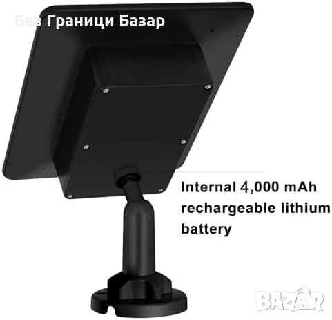 Нови 2 броя Соларен Панел за Ловна Камера 6V/12V IP66 4000mAh батерия, снимка 4 - Друга електроника - 51145997