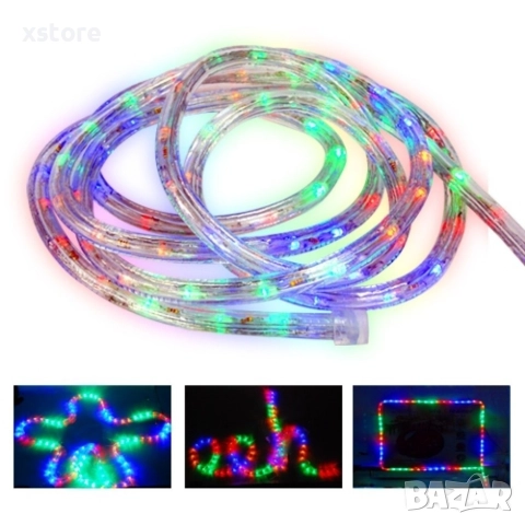 Светещ LED маркуч за коледна украса, снимка 2 - Декорация за дома - 52679240