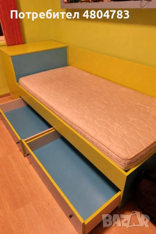 Две единични легла с ракла, снимка 8 - Спални и легла - 54278693