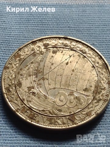 Сувенирна монета ВИКИНГСКИ ВОИН и КОРАБ 30194, снимка 7 - Нумизматика и бонистика - 42713041