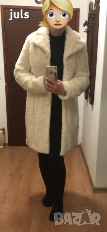 Бяло дамско палто GILL, снимка 9 - Палта, манта - 9288980
