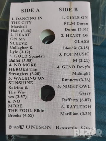 Rock Collection - аудио касета музика Unison / Унисон, снимка 2 - Аудио касети - 52497130