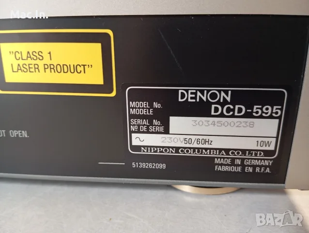 DENON  CDP DCD -595, снимка 8 - Аудиосистеми - 56185431