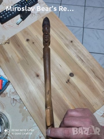Дървена Африканска Брадва 38 см , снимка 2 - Статуетки - 32203038