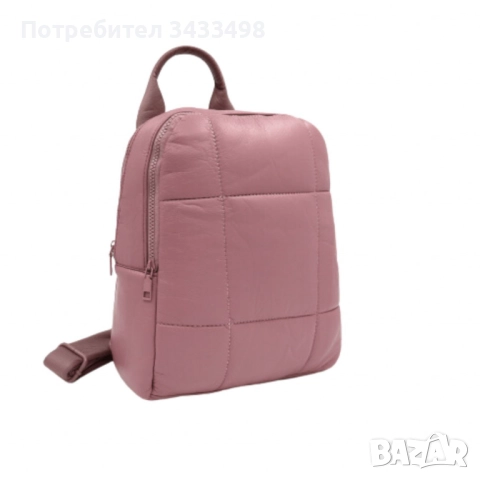 Капитонирана дамска раничка, снимка 3 - Раници - 51960420