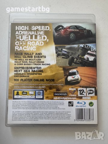 Colin McRae Dirt за Playstation 3(PS3), снимка 2 - Игри за PlayStation - 51359122