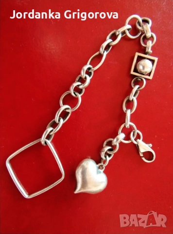 Сребърна гривна  проба на среброто 925